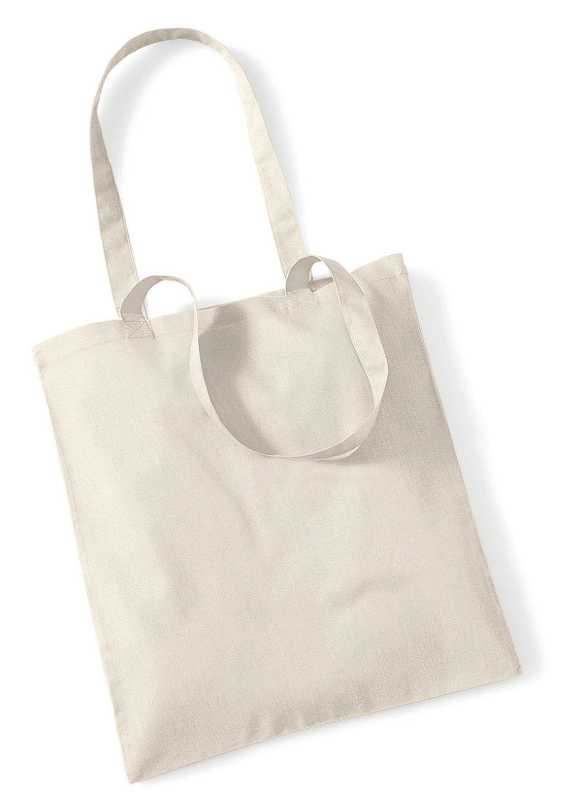 Sac shopping coton 140 g/m²  — coloris Sand #Couleur_Sand