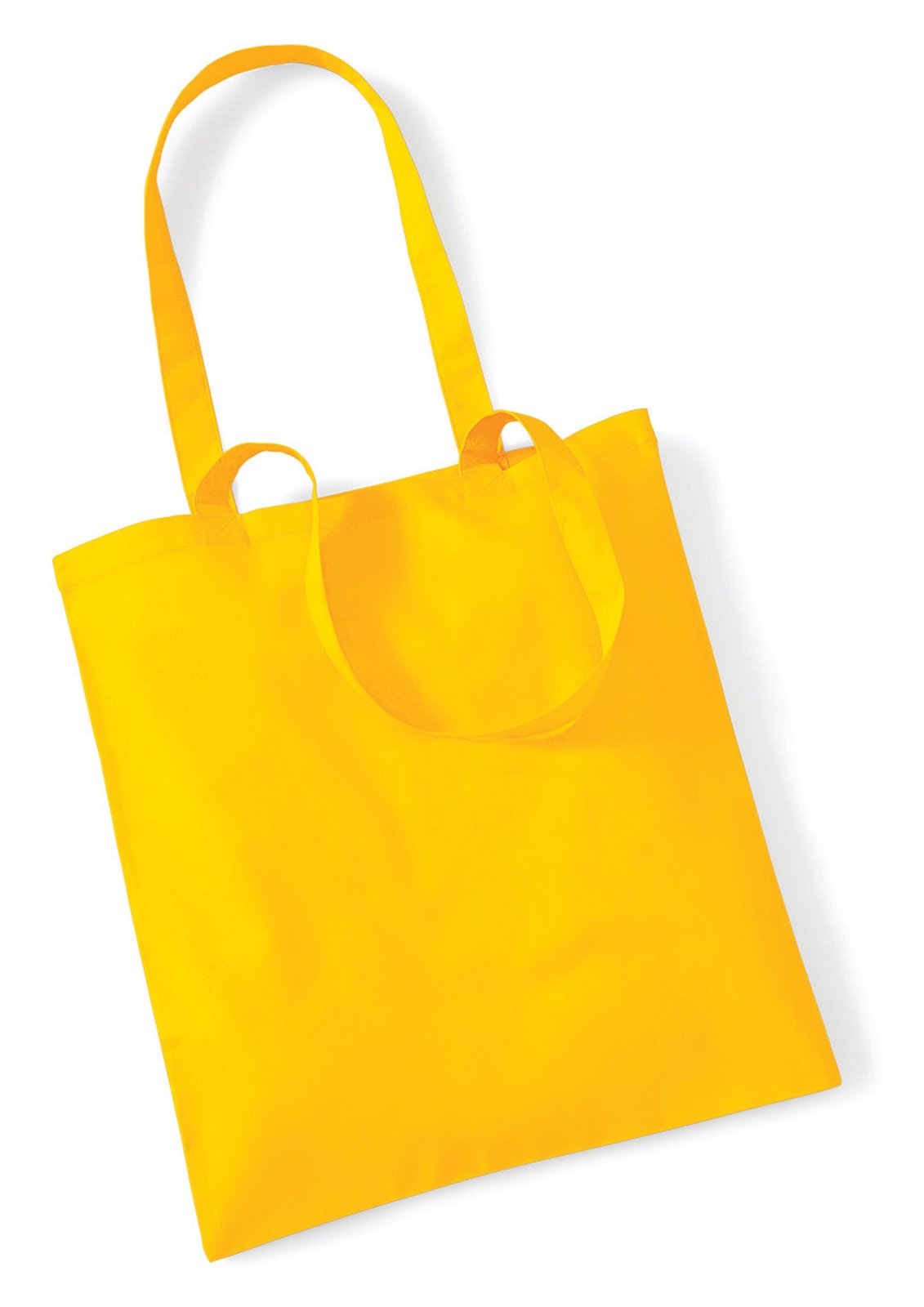 Sac shopping coton 140 g/m²  — coloris Sunflower #Couleur_Sunflower