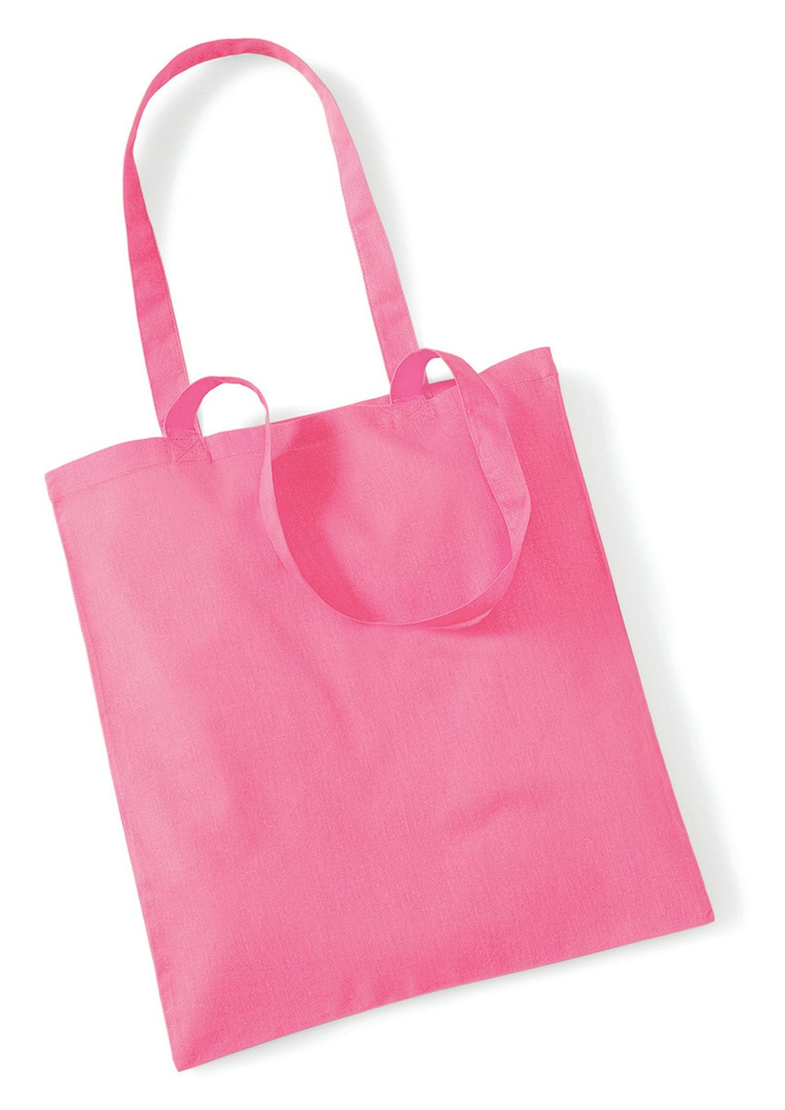 Sac shopping coton 140 g/m²  — coloris True Pink #Couleur_True-Pink