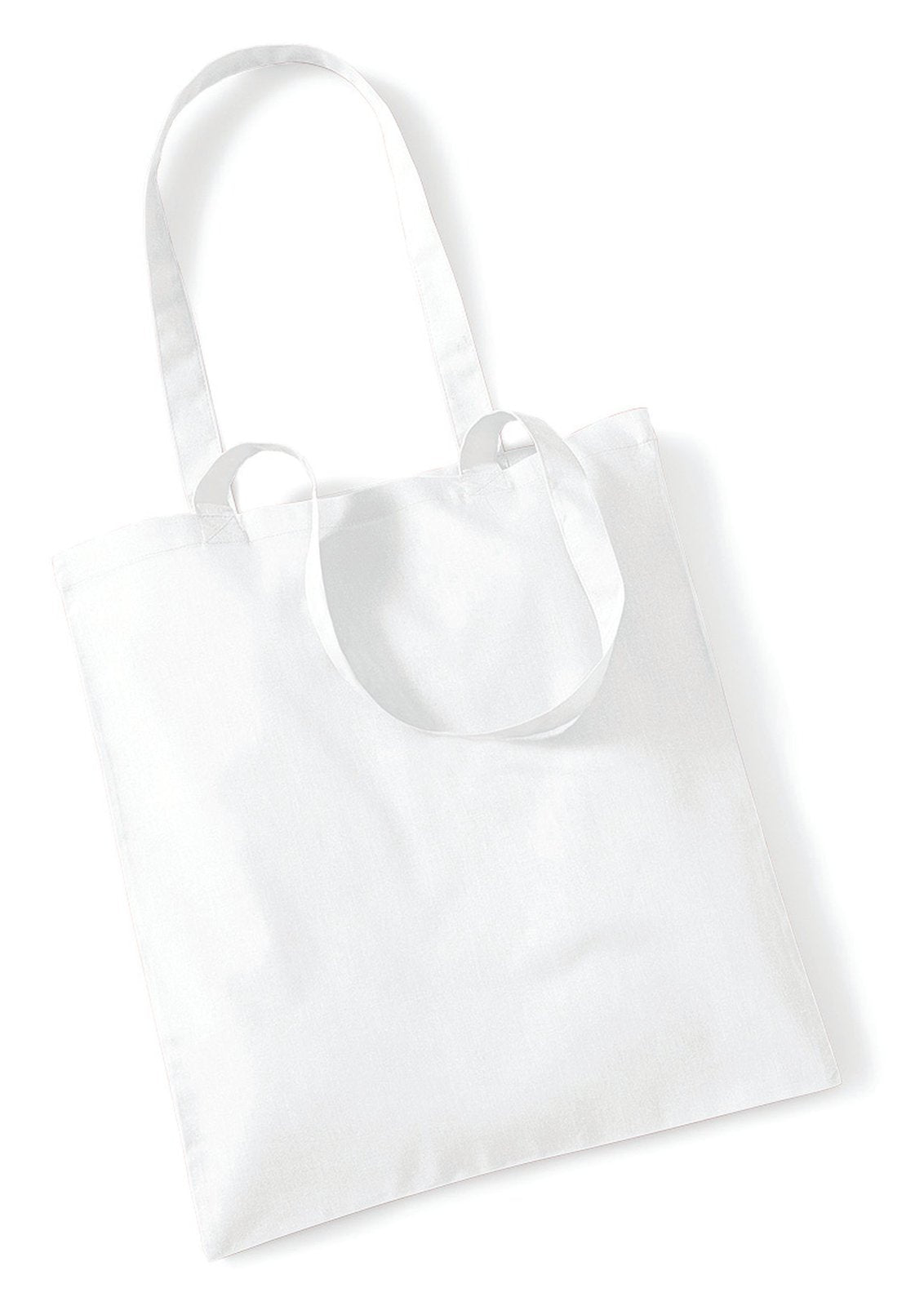 Sac shopping coton 140 g/m²  — coloris White #Couleur_White