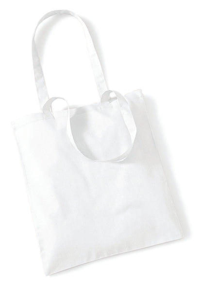 Sac shopping coton 140 g/m²  — coloris White #Couleur_White