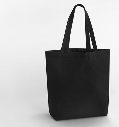 Sac shopping en coton lourd  — coloris Black #Couleur_Black