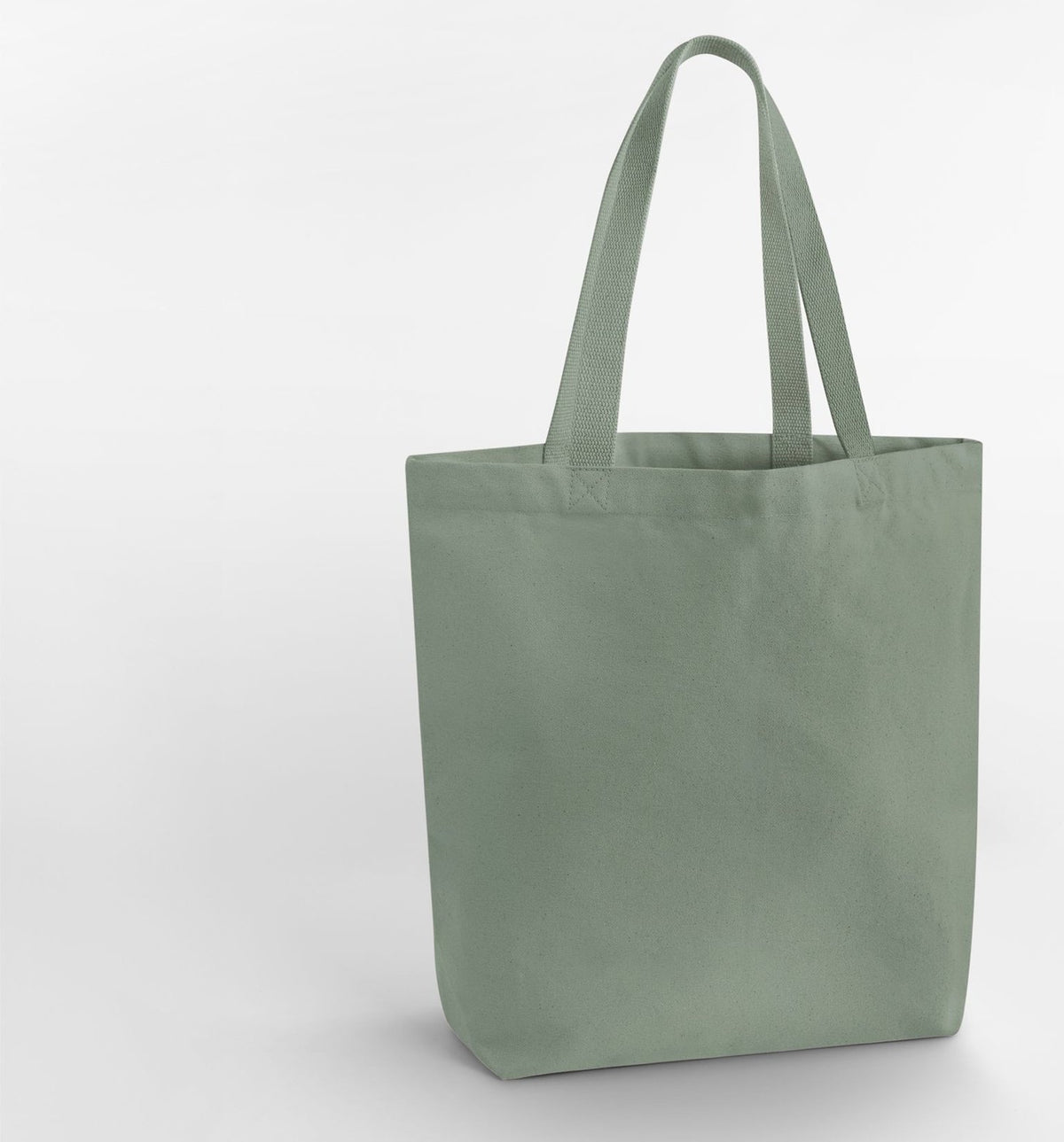 Sac shopping en coton lourd  — coloris Dusty Green #Couleur_Dusty-Green