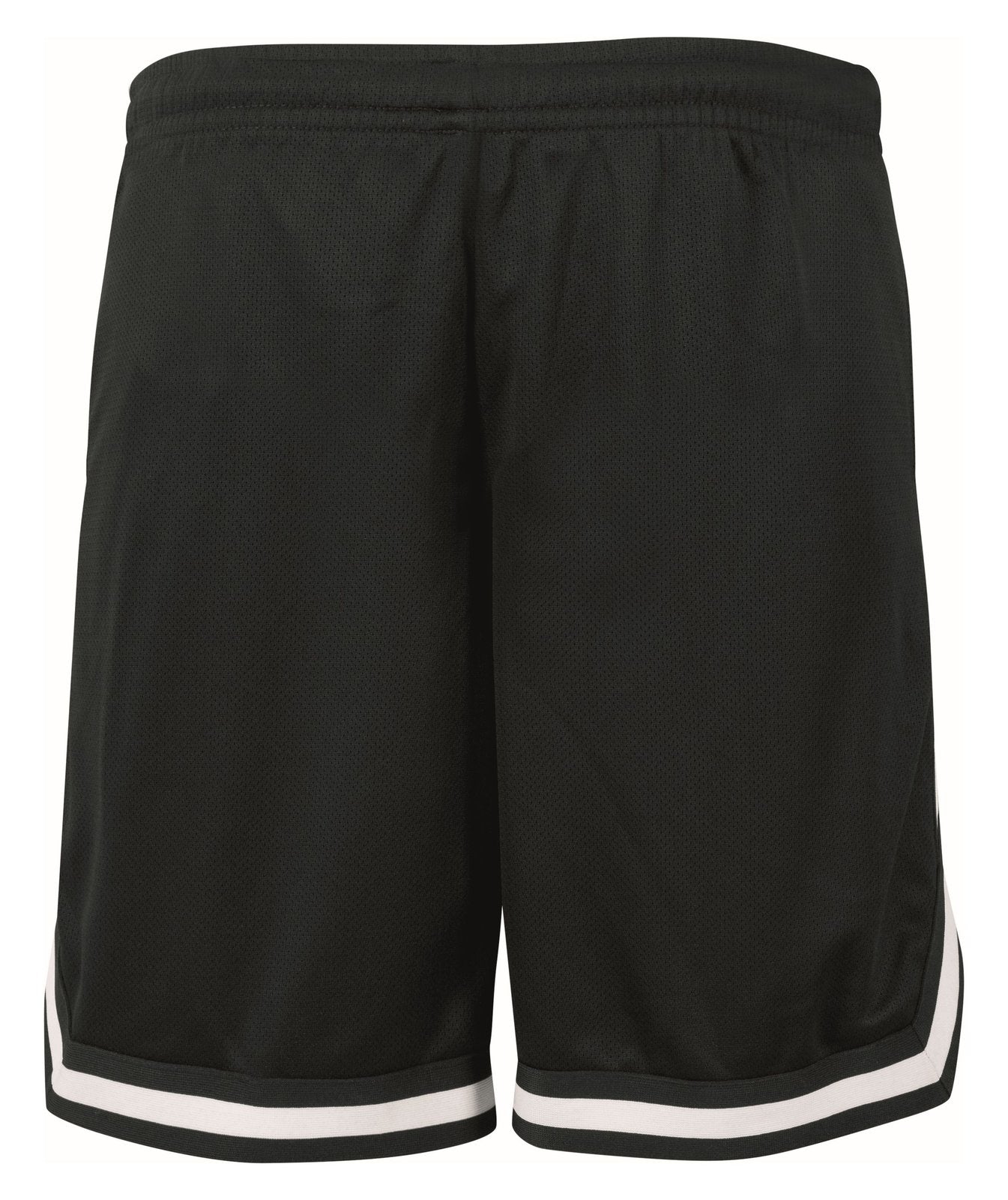 Short bicolore maille filet 130 g/m²  — coloris Black / Black / White #Couleur_Black-/-Black-/-White