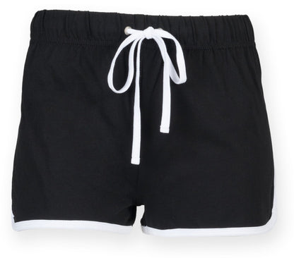 Short rétro enfant  — coloris Black / White #Couleur_Black-/-White