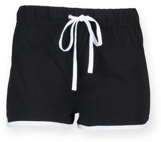 Short rétro enfant  — coloris Black / White #Couleur_Black-/-White