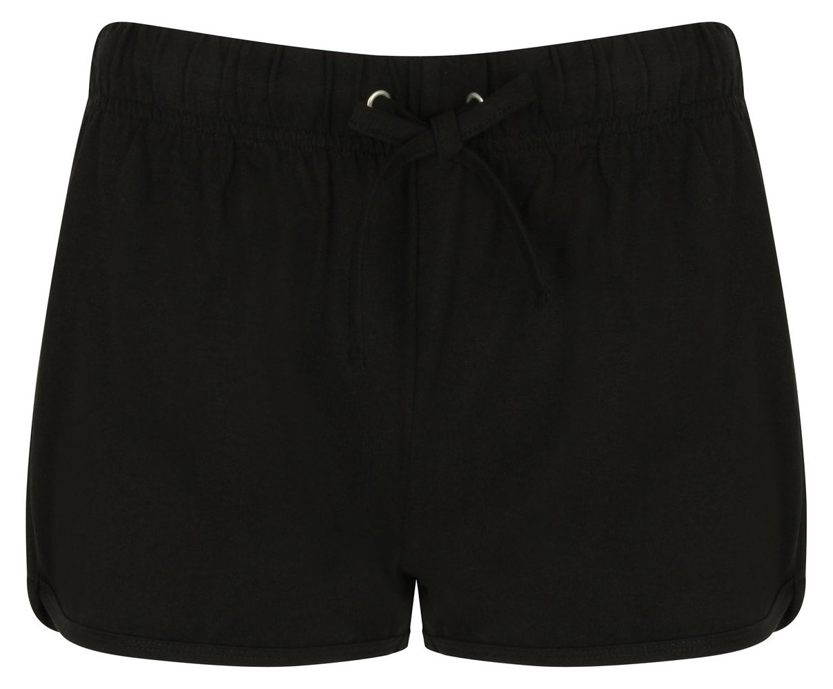 Short rétro femme — coloris Black / Black #Couleur_Black-/-Black