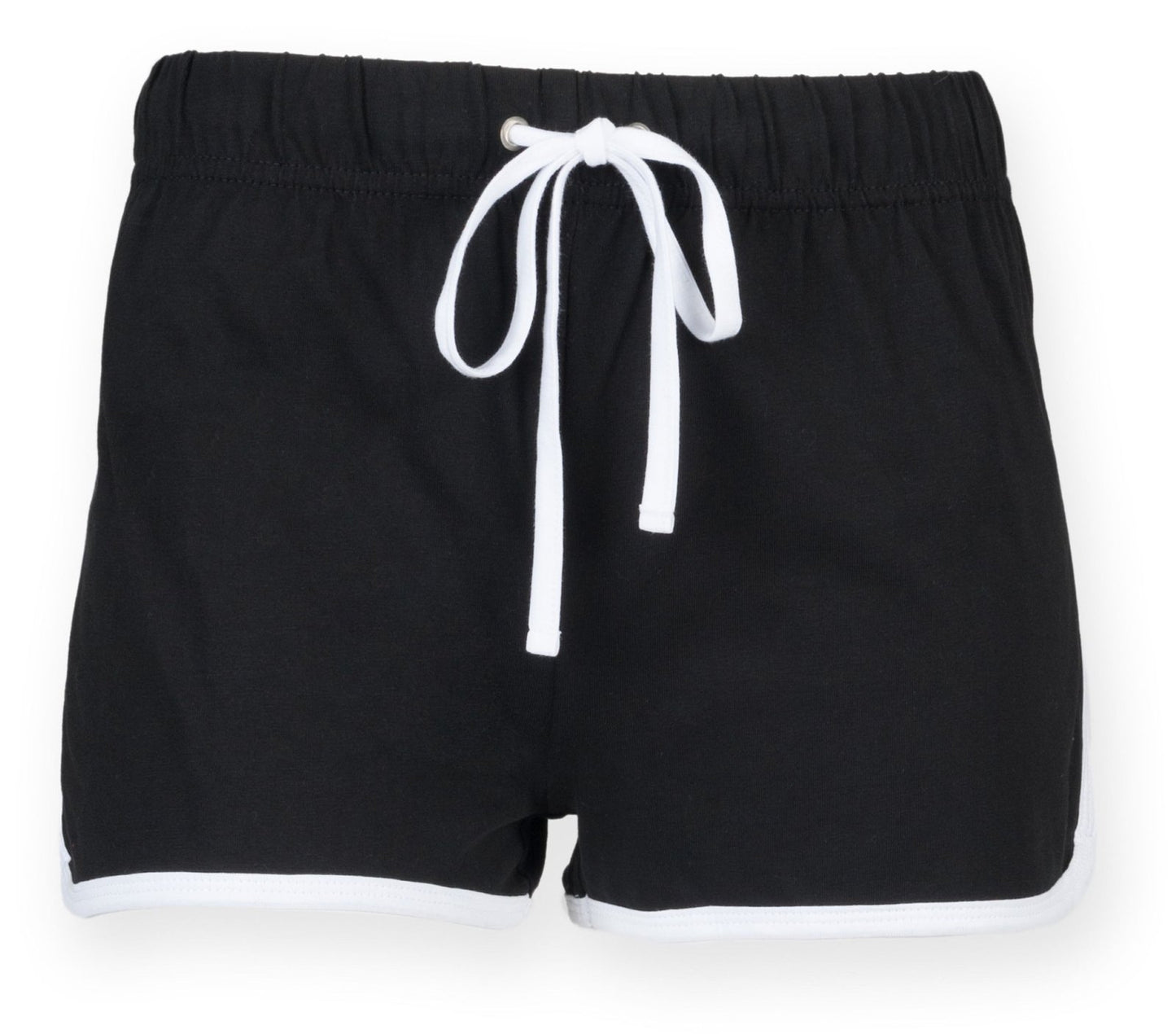 Short rétro femme — coloris Black / White #Couleur_Black-/-White