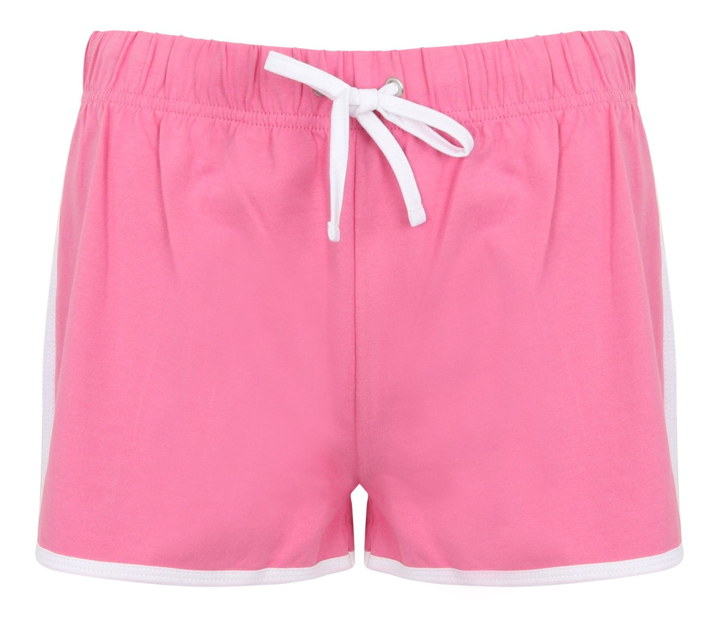 Short rétro femme — coloris Bright Pink / White #Couleur_Bright-Pink-/-White