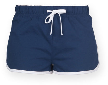 Short rétro femme — coloris Navy / White #Couleur_Navy-/-White