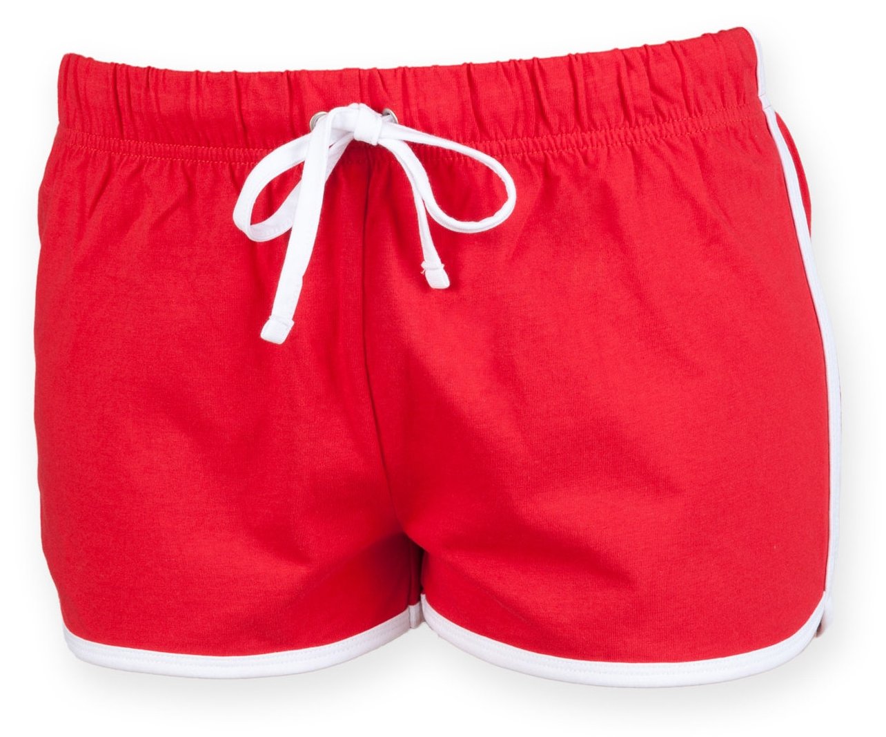 Short rétro femme — coloris Red / White #Couleur_Red-/-White