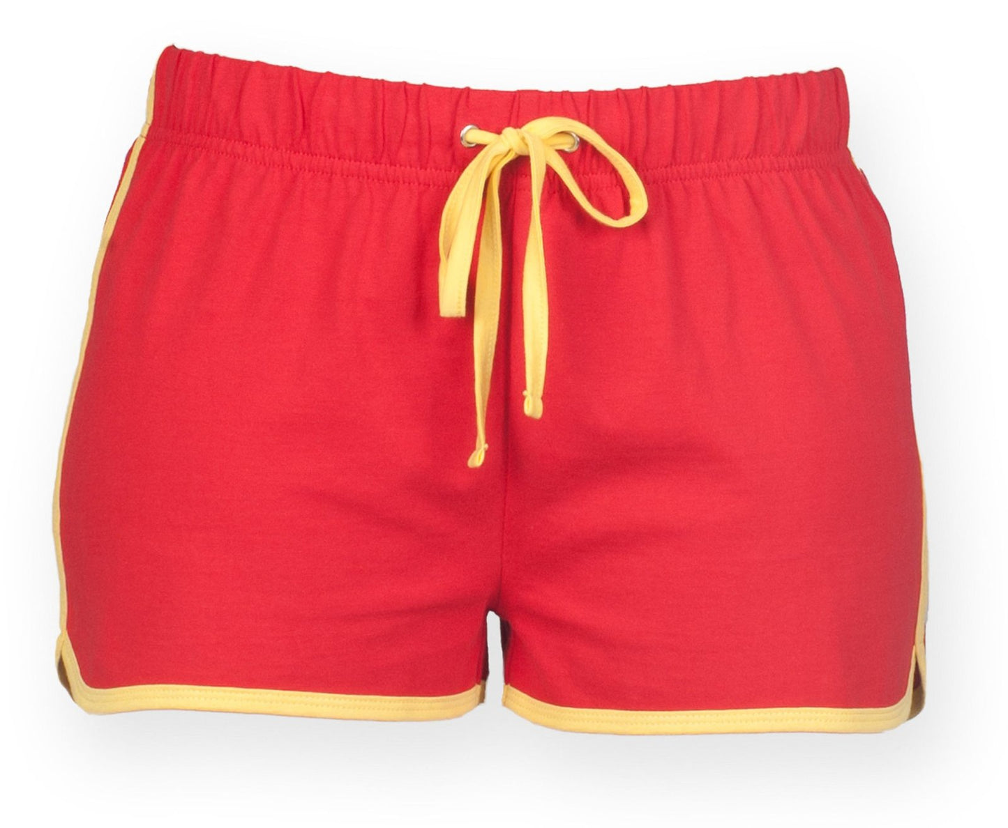 Short rétro femme — coloris Red / Yellow #Couleur_Red-/-Yellow