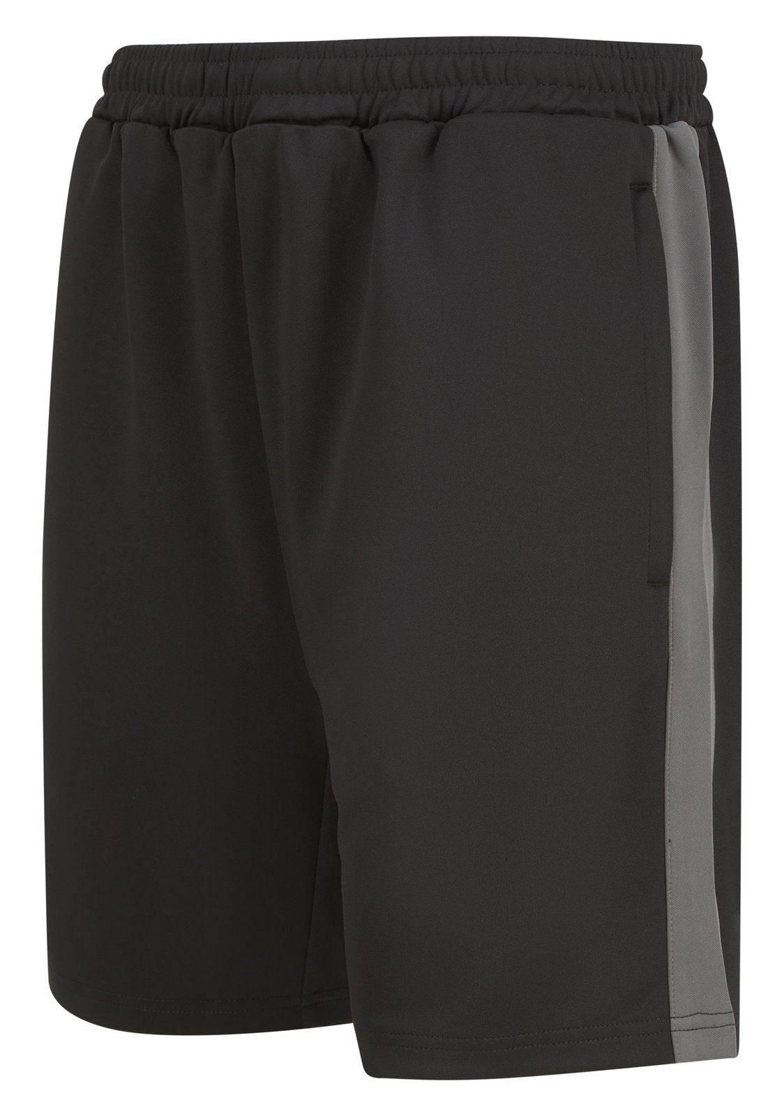 Short sport homme contrasté 250 g/m²  — coloris Black / Gunmetal #Couleur_Black-/-Gunmetal