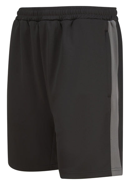 Short sport homme contrasté 250 g/m²  — coloris Black / Gunmetal #Couleur_Black-/-Gunmetal