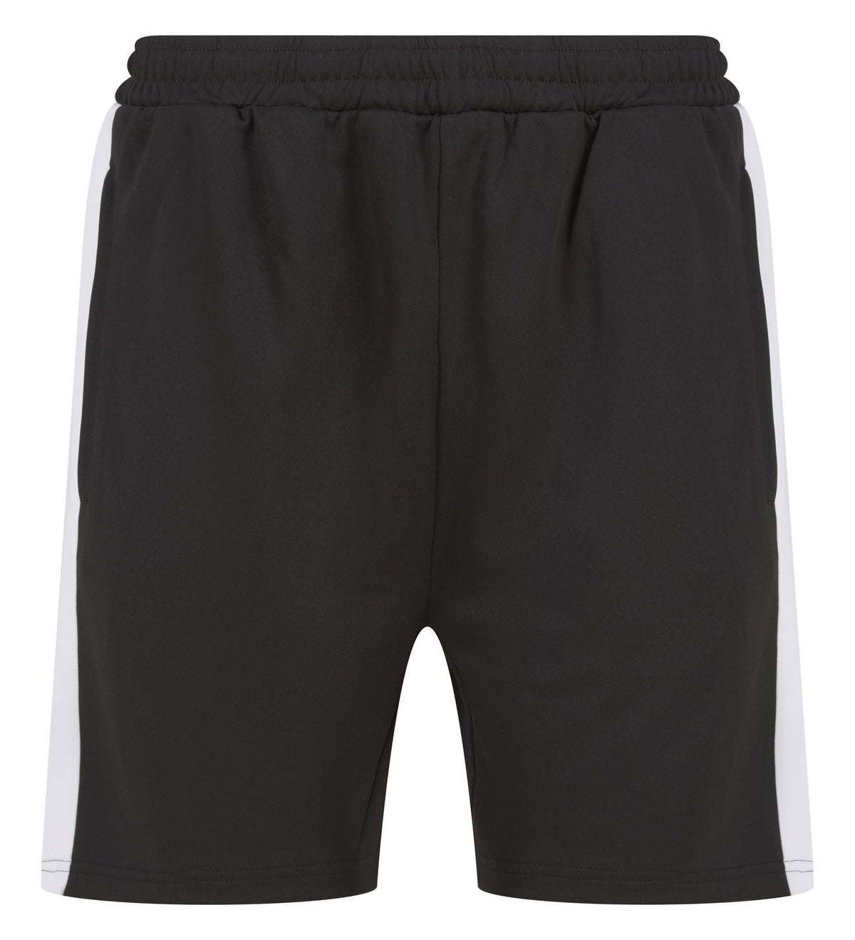 Short sport homme contrasté 250 g/m²  — coloris Black / White #Couleur_Black-/-White