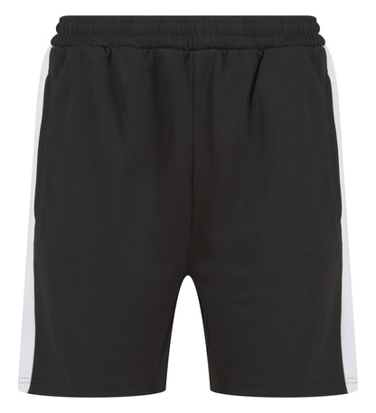 Short sport homme contrasté 250 g/m²  — coloris Black / White #Couleur_Black-/-White