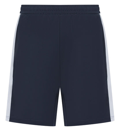 Short sport homme contrasté 250 g/m²  — coloris Navy / White #Couleur_Navy-/-White