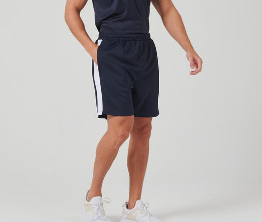 Short sport homme contrasté 250 g/m² 