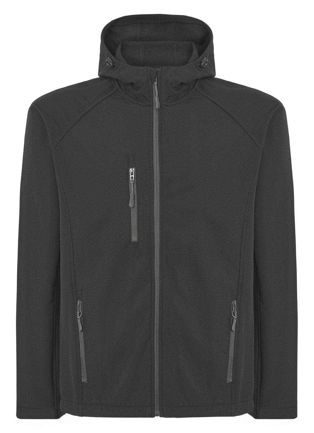 Softshell à capuche  — coloris Black #Couleur_Black