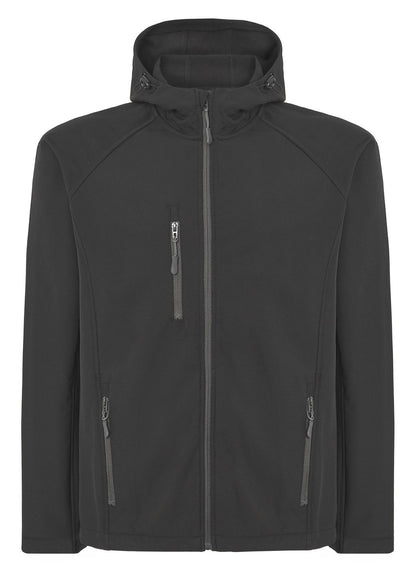 Softshell à capuche  — coloris Black #Couleur_Black