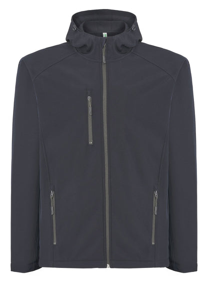 Softshell à capuche  — coloris Navy #Couleur_Navy