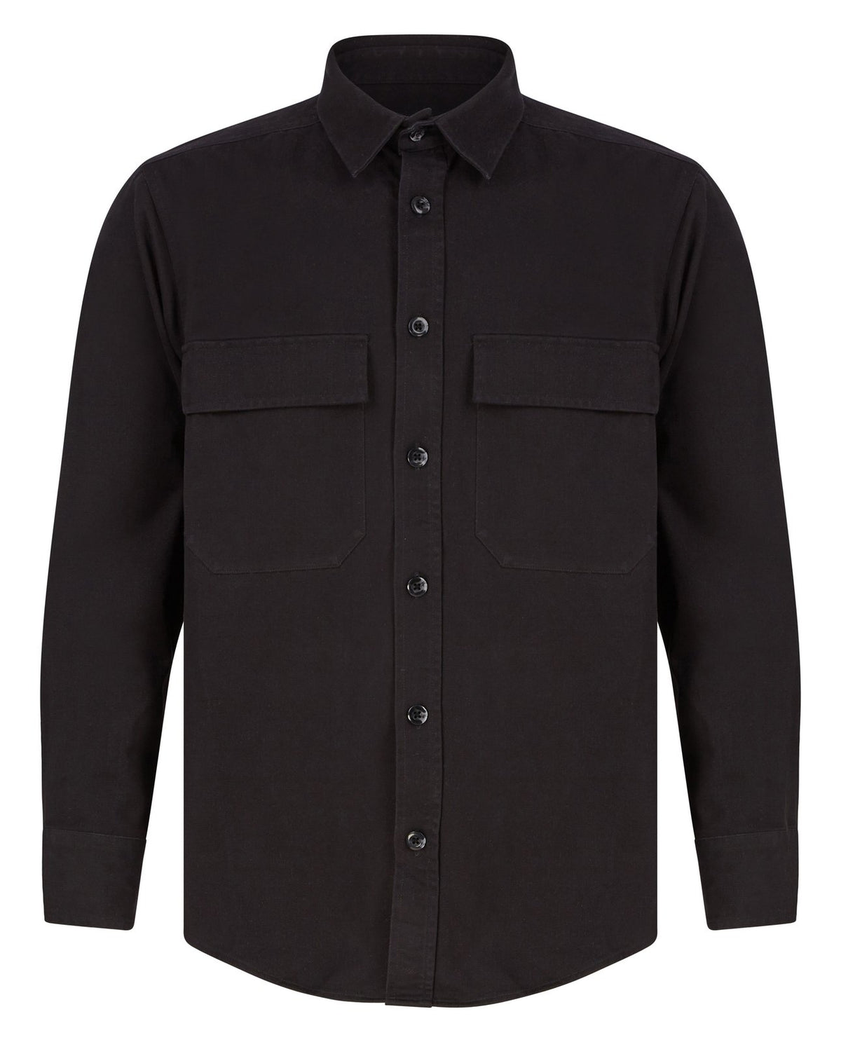 Surchemise en coton 265 g/m²  — coloris Black #Couleur_Black