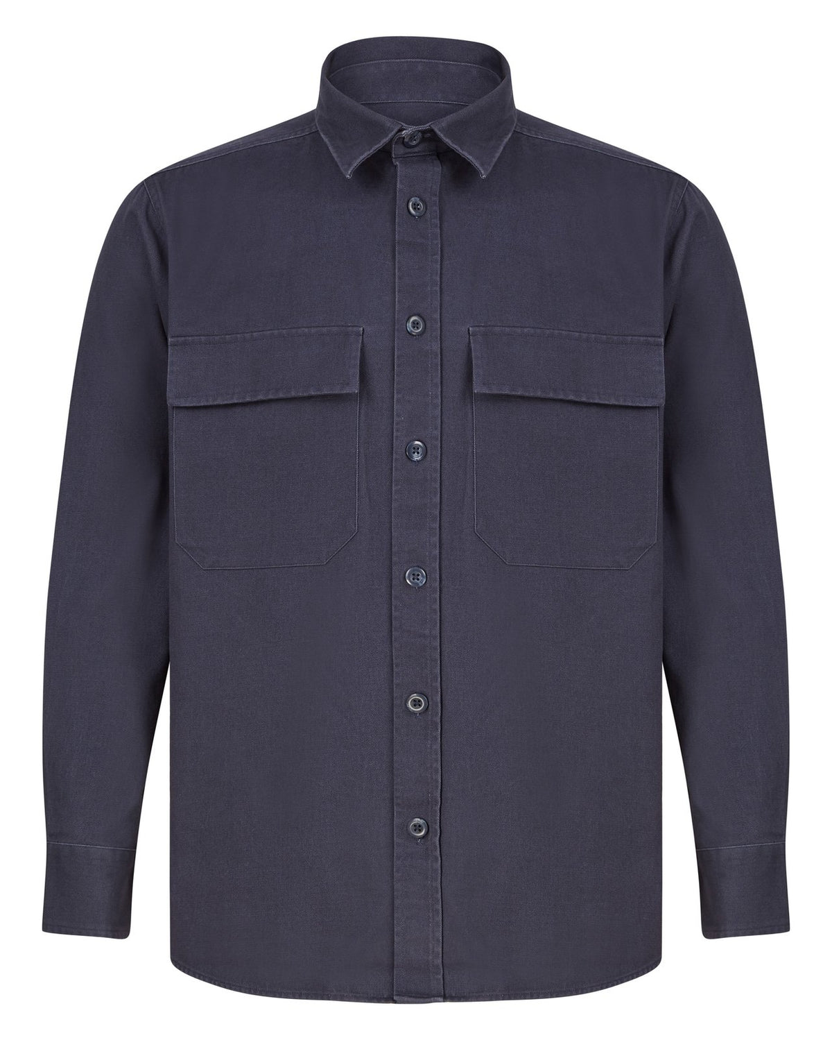 Surchemise en coton 265 g/m²  — coloris Navy #Couleur_Navy