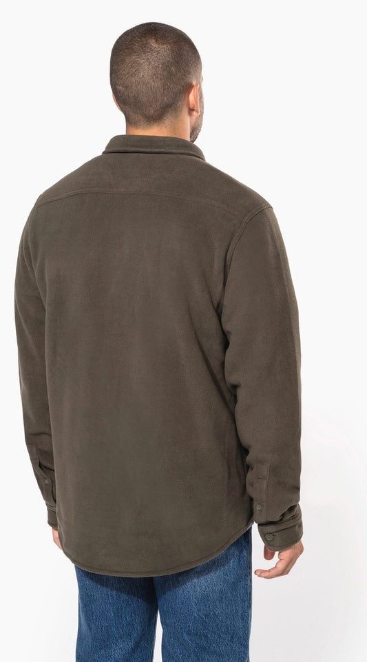 Surchemise polaire doublée sherpa polaire homme