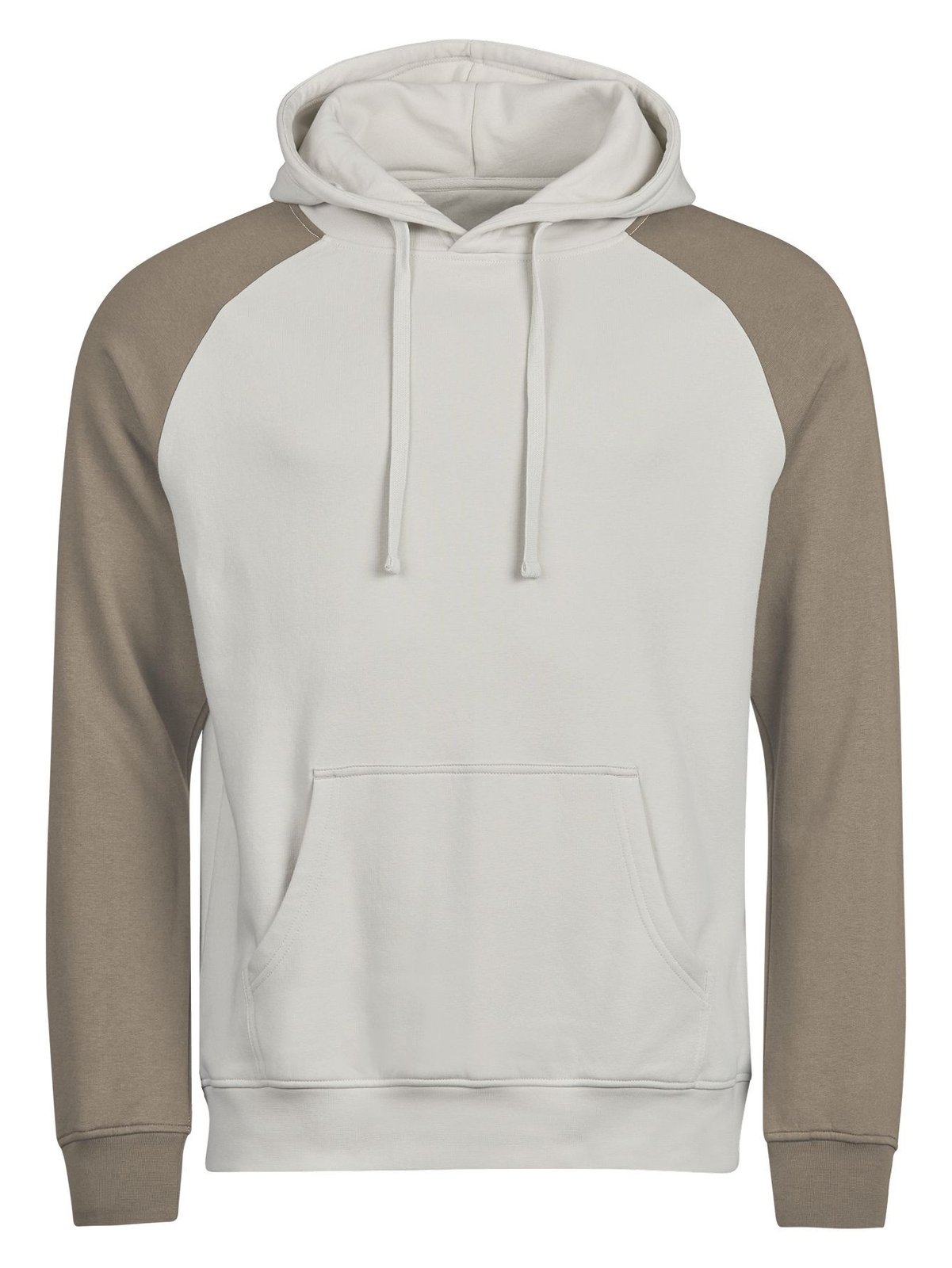 Sweat à capuche bicolore  — coloris Cement / Clay #Couleur_Cement-/-Clay