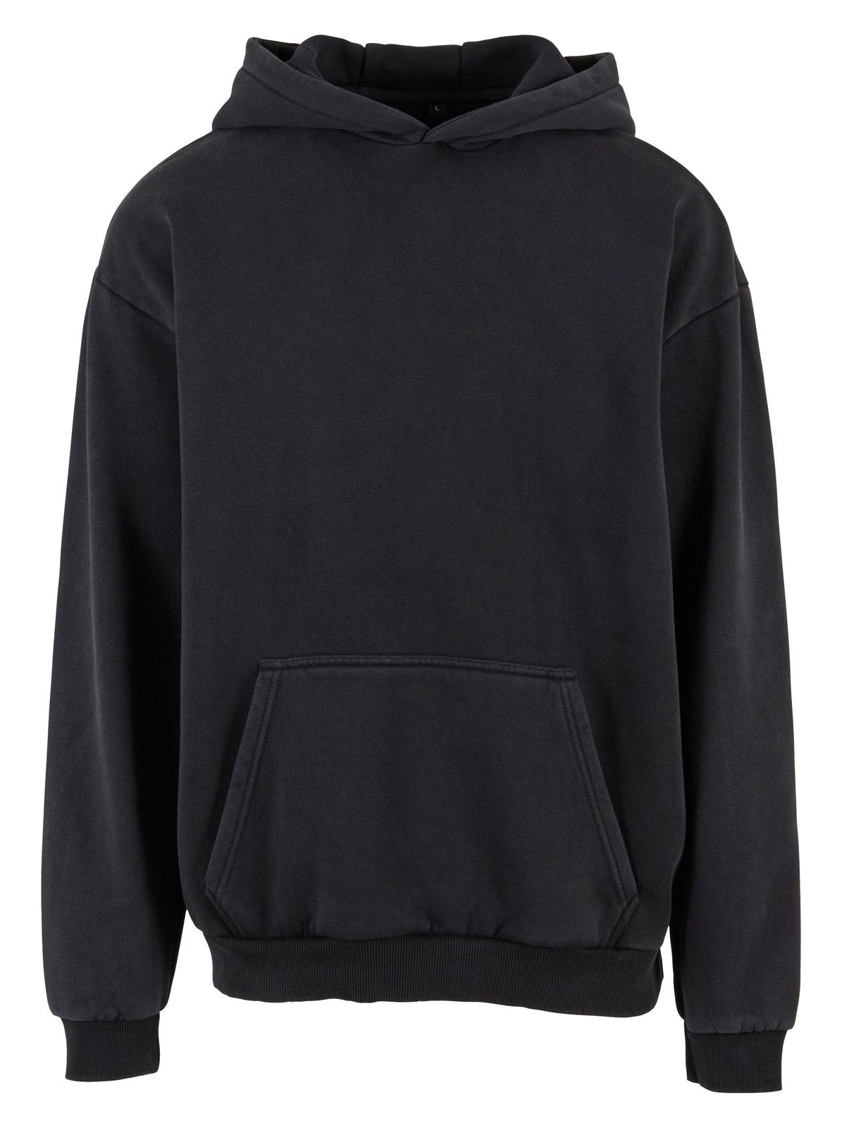 Sweat à capuche lourd délavé 330 g/m²  — coloris Black #Couleur_Black