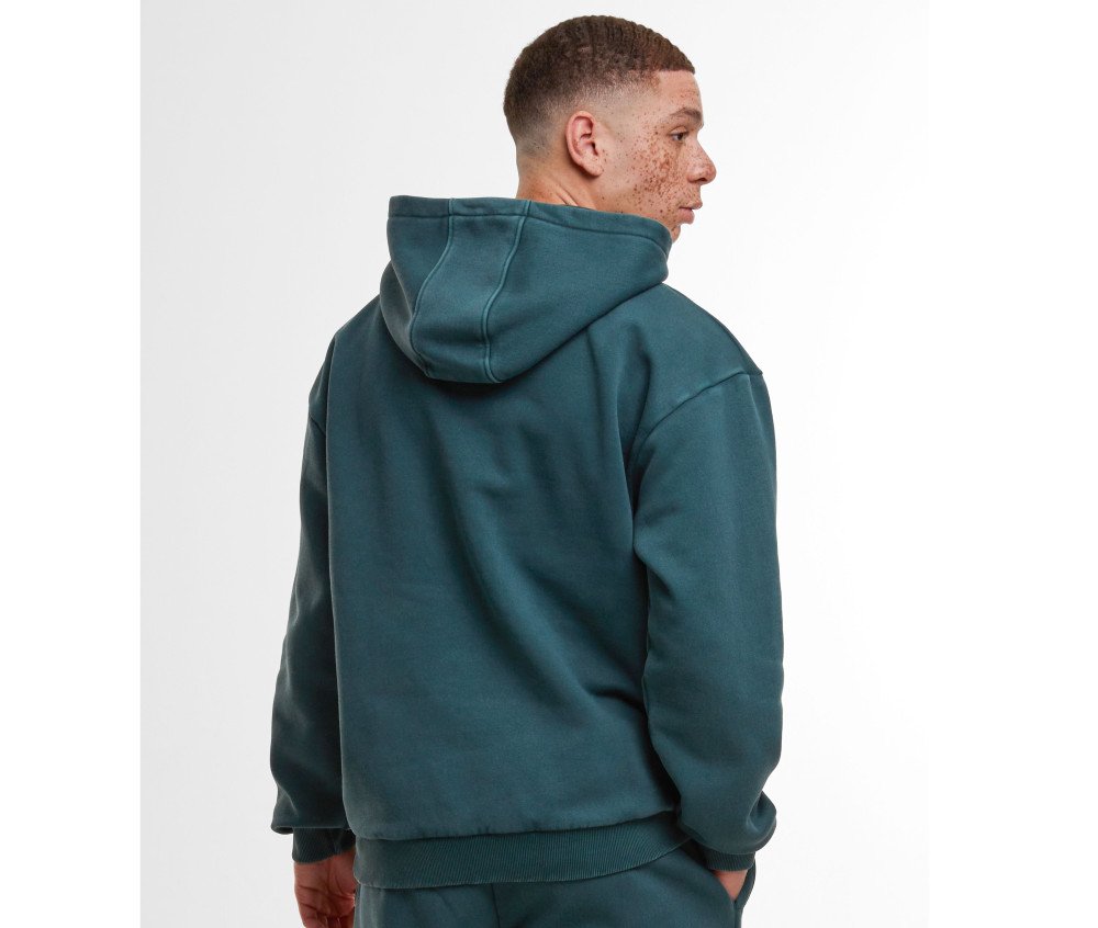 Sweat à capuche lourd délavé 330 g/m² 