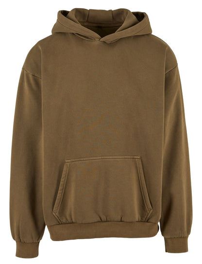 Sweat à capuche lourd délavé 330 g/m²  — coloris Warm Khaki #Couleur_Warm-Khaki