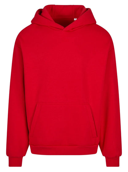Sweat à capuche oversize 330 g/m² — coloris City Red #Couleur_City-Red