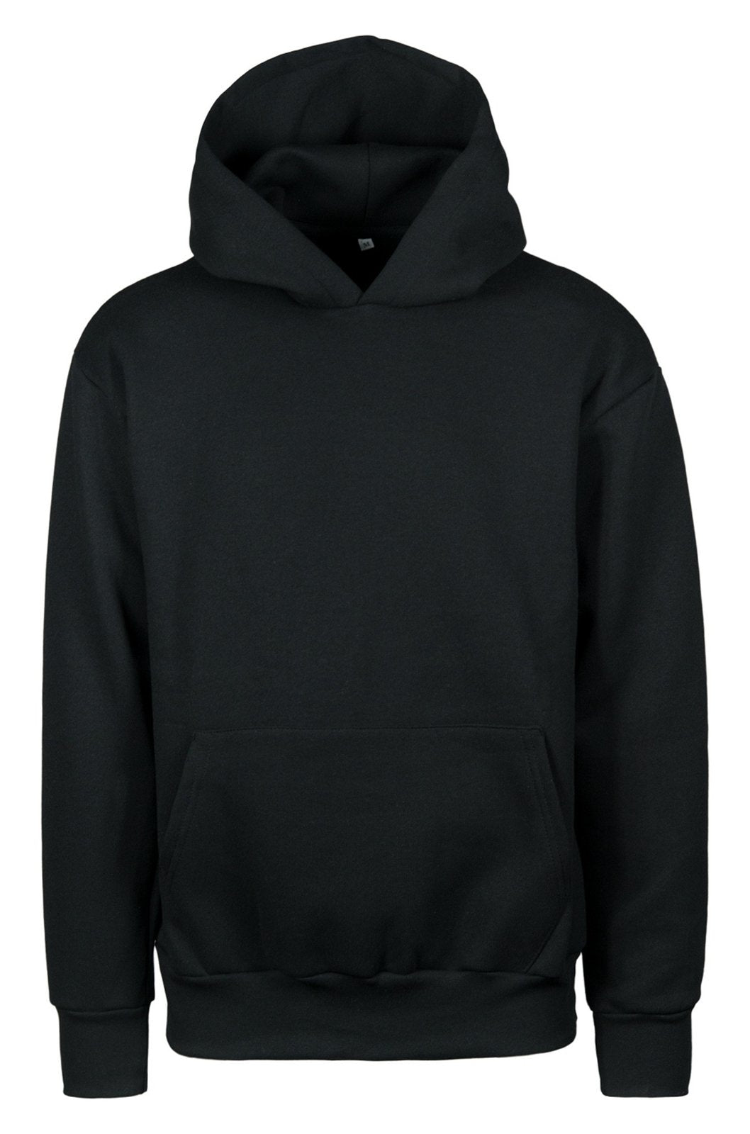 Sweat à capuche oversize made in Europe — coloris Black #Couleur_Black