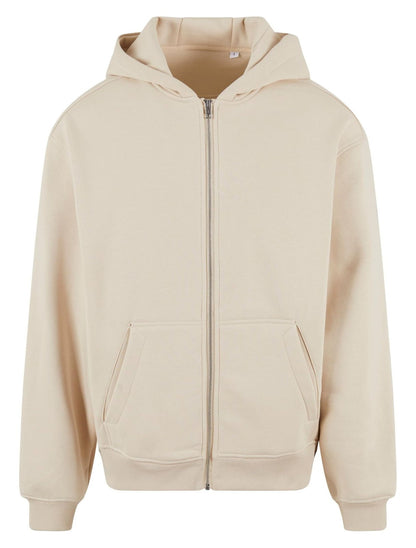 Sweat à capuche zippé ample 330 g/m²  — coloris Sand #Couleur_Sand