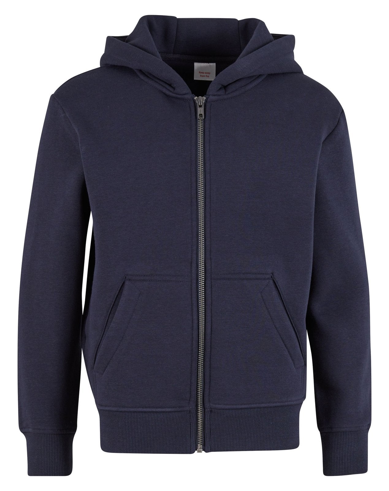 Sweat à capuche zippé pour enfant 330 g/m²  — coloris Navy #Couleur_Navy