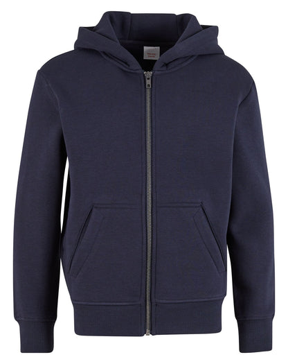 Sweat à capuche zippé pour enfant 330 g/m²  — coloris Navy #Couleur_Navy