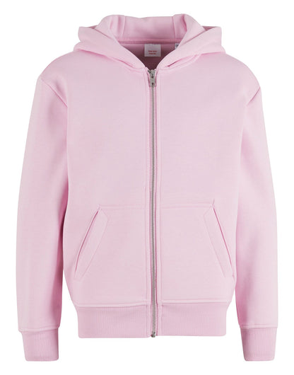 Sweat à capuche zippé pour enfant 330 g/m²  — coloris Soft Pink #Couleur_Soft-Pink