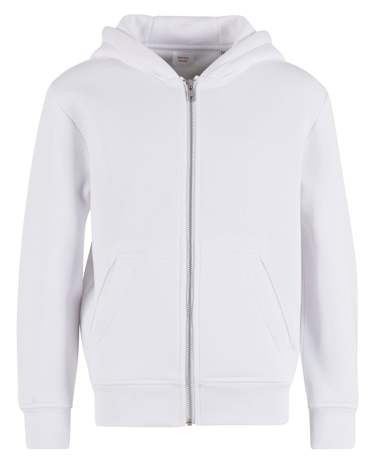 Sweat à capuche zippé pour enfant 330 g/m²  — coloris White #Couleur_White