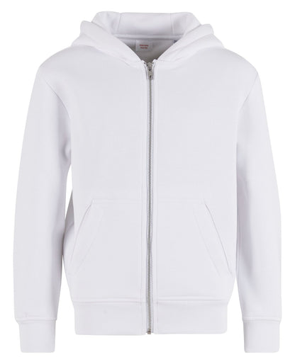 Sweat à capuche zippé pour enfant 330 g/m²  — coloris White #Couleur_White