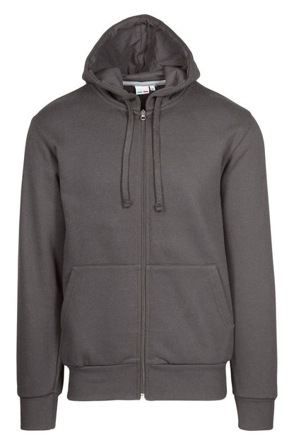 Sweat à capuche zippée classique made in Europe — coloris Dark Grey #Couleur_Dark-Grey