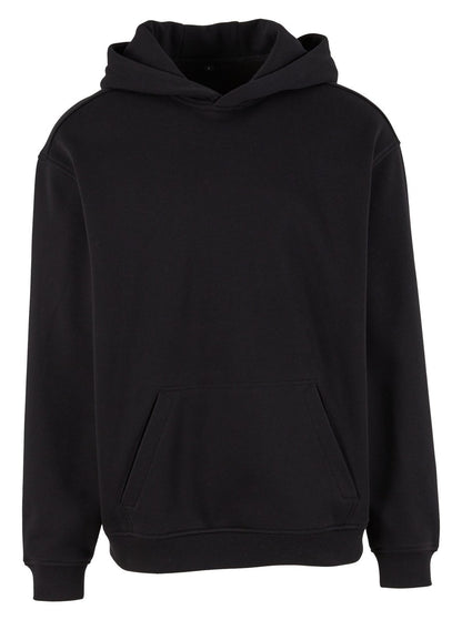 Sweat capuche ample 300 g/m² — BUILD YOUR BRAND LOOSE FIT HOODY — coloris Black #Couleur_Black