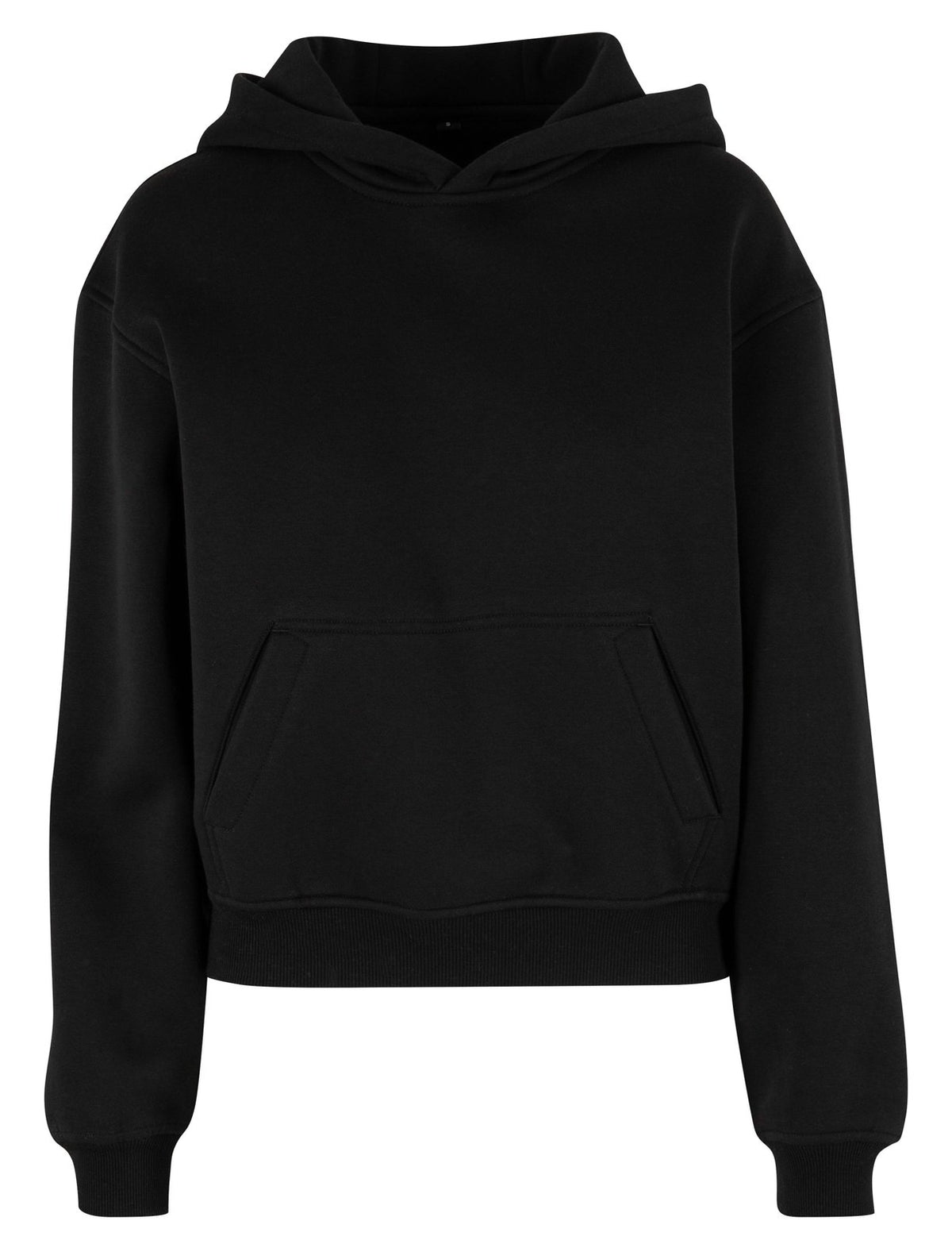 Sweat capuche ample pour femme 300 g/m² — BUILD YOUR BRAND LADIES LOOSE FIT HOODY — coloris Black #Couleur_Black