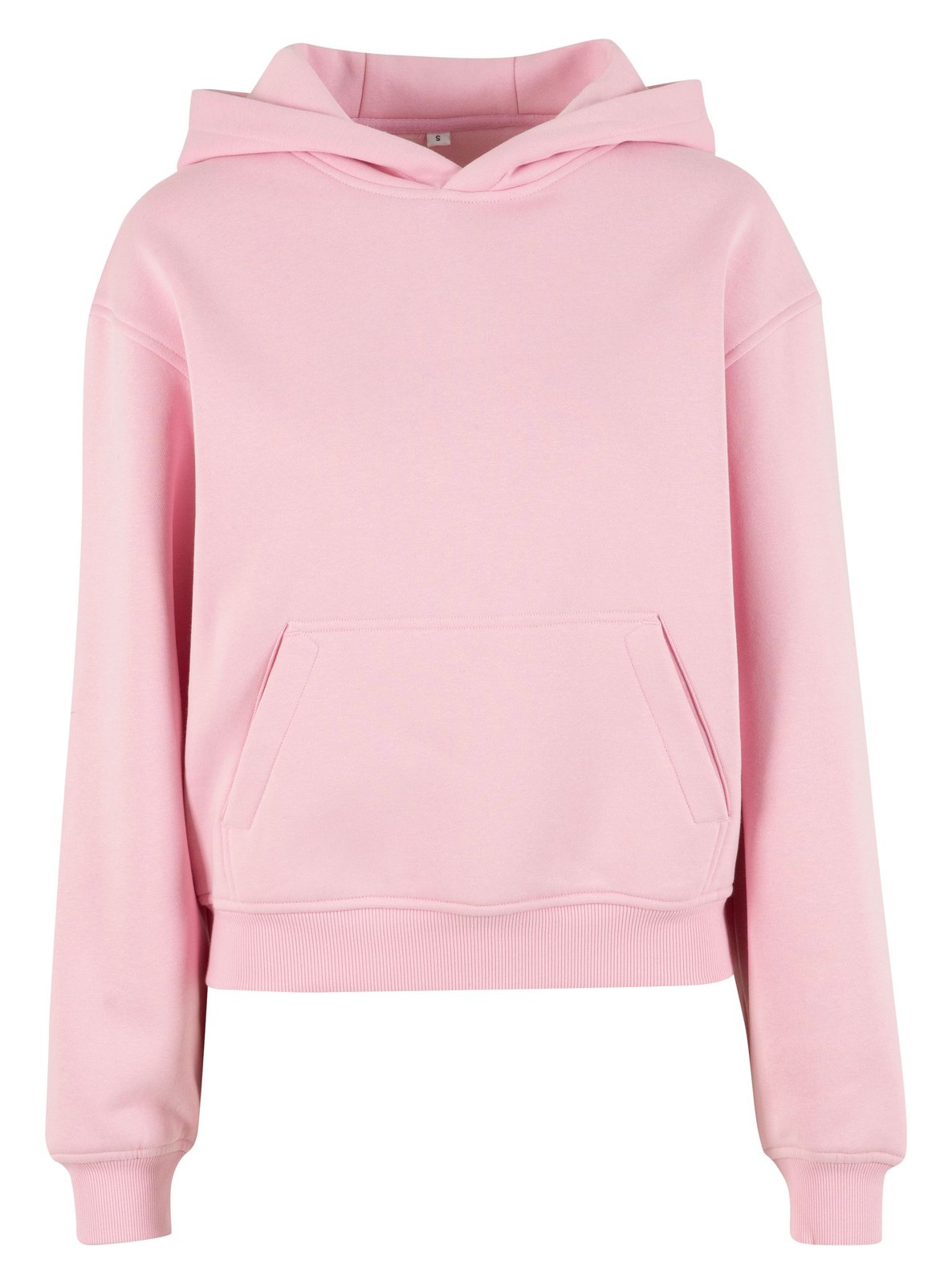 Sweat capuche ample pour femme 300 g/m² — BUILD YOUR BRAND LADIES LOOSE FIT HOODY — coloris Soft Pink #Couleur_Soft-Pink
