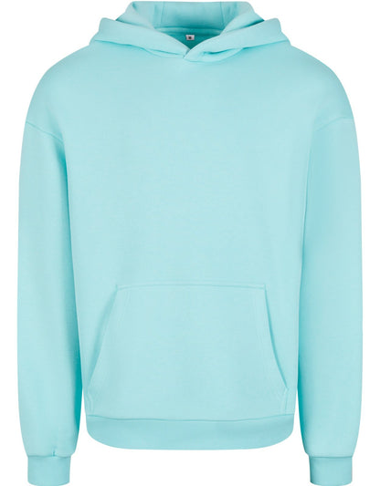 Sweat capuche au toucher doux 330 g/m² — BUILD YOUR BRAND FLUFFY HOODY — coloris Beryl Blue #Couleur_Beryl-Blue