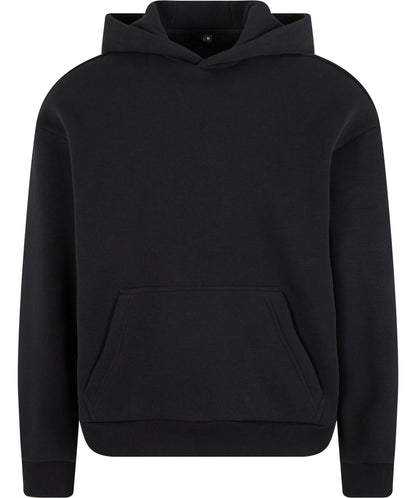 Sweat capuche au toucher doux 330 g/m² — BUILD YOUR BRAND FLUFFY HOODY — coloris Black #Couleur_Black