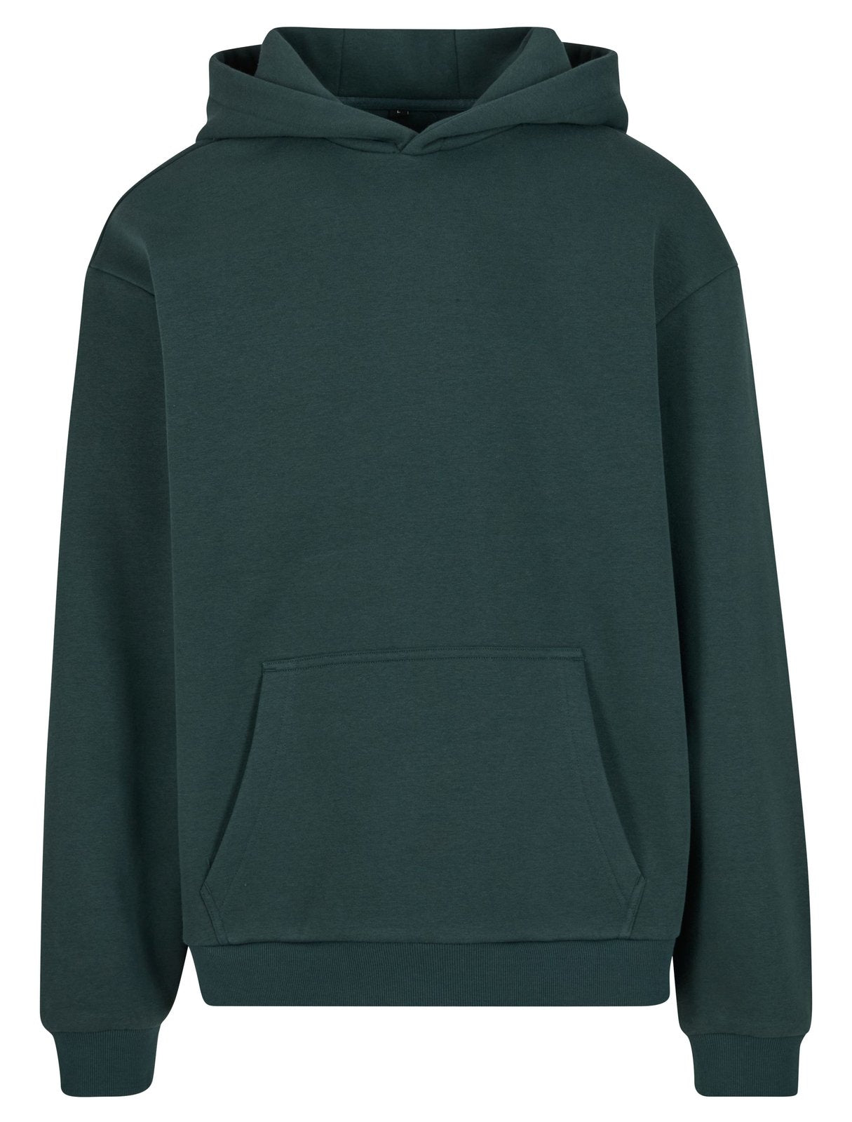 Sweat capuche au toucher doux 330 g/m² — BUILD YOUR BRAND FLUFFY HOODY — coloris Bottle Green #Couleur_Bottle-Green