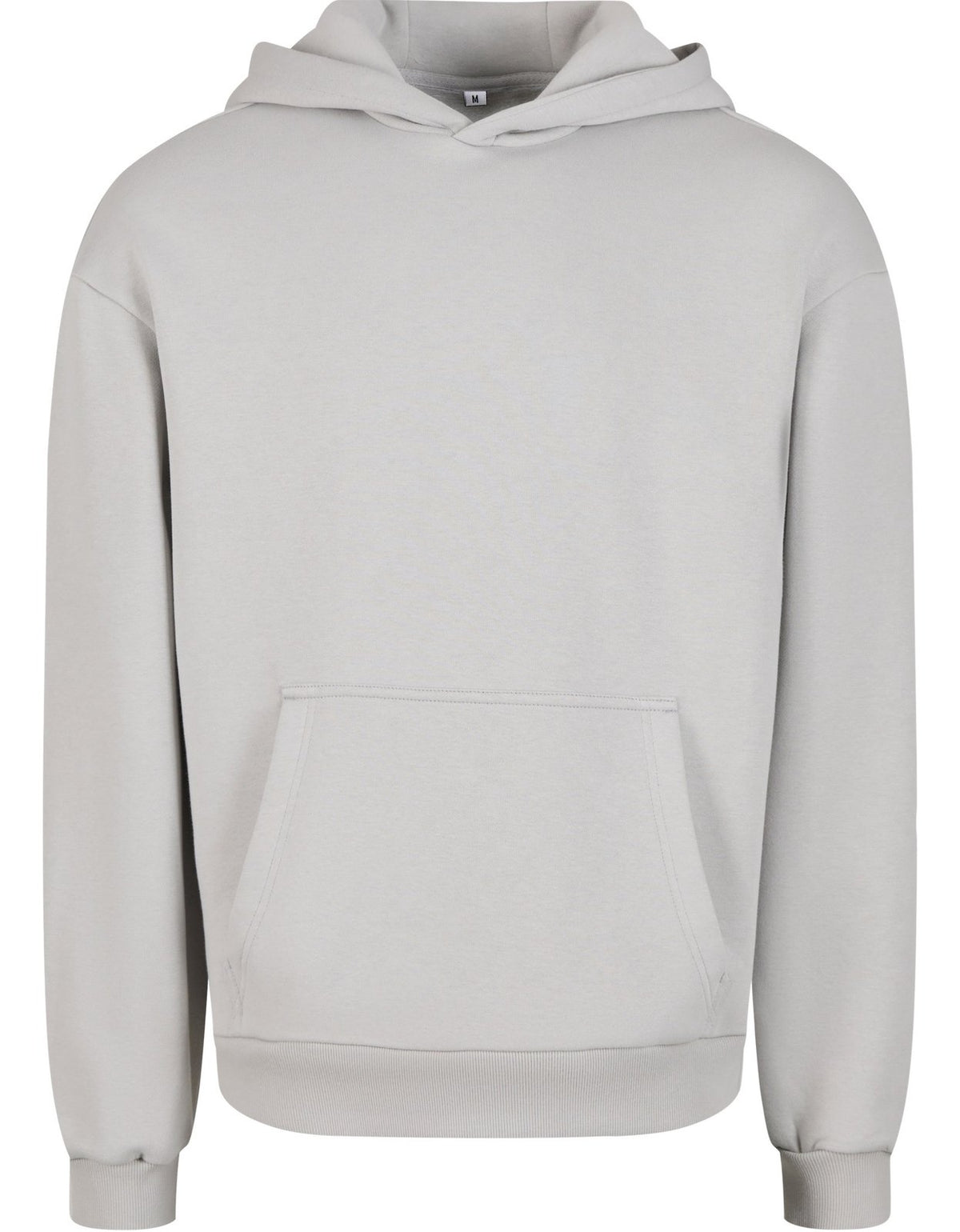 Sweat capuche au toucher doux 330 g/m² — BUILD YOUR BRAND FLUFFY HOODY — coloris Light Asphalt #Couleur_Light-Asphalt