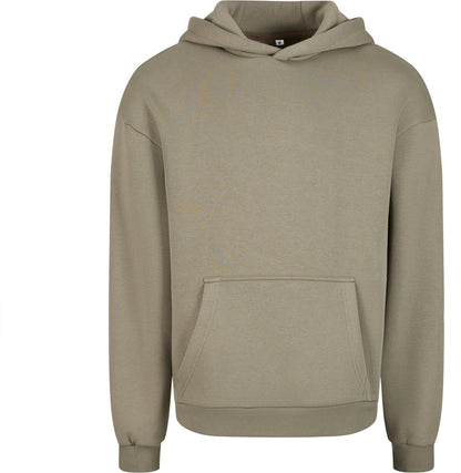 Sweat capuche au toucher doux 330 g/m² — BUILD YOUR BRAND FLUFFY HOODY — coloris Pale Olive #Couleur_Pale-Olive