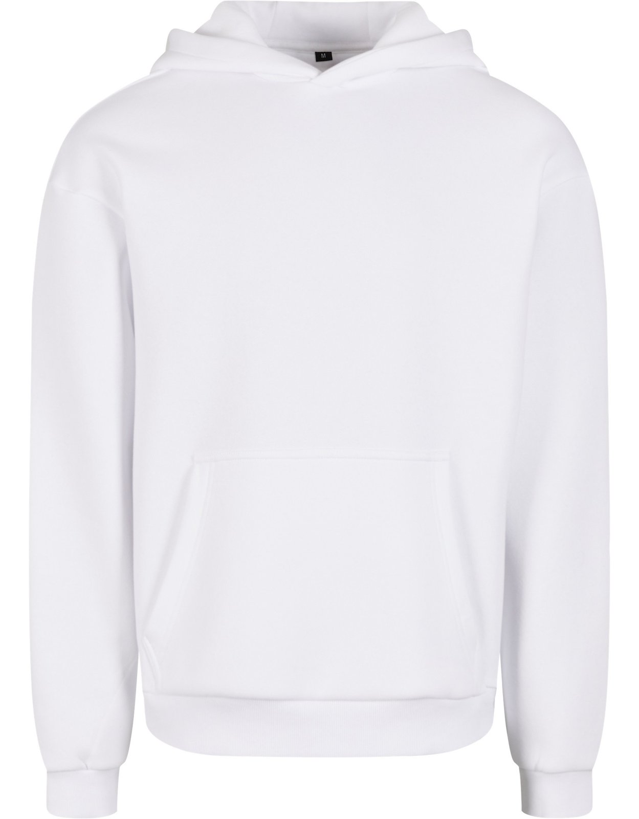 Sweat capuche au toucher doux 330 g/m² — BUILD YOUR BRAND FLUFFY HOODY — coloris White #Couleur_White